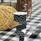 1.5" Chicken Wire Royal Ribbon: Black/White (10 Yards)